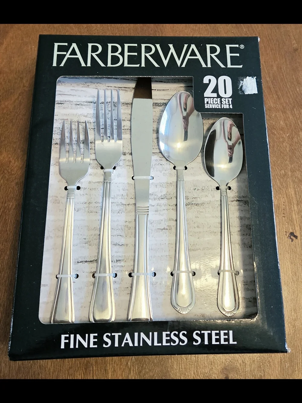 Farberware Stainless Steel 20-Piece Flatware Set - Silver